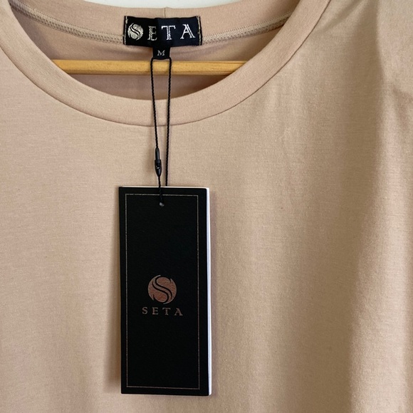 BNWT Seta beige pad tank size M - Picture 4 of 10